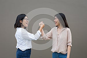 Asian woman friendship