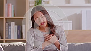 An Asian woman has got the symptoms of heart attack which is the main result that make people die or disorder. There are many