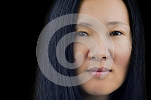 Asian Woman's Face