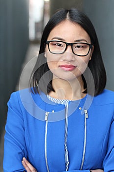 Asian woman and success concept