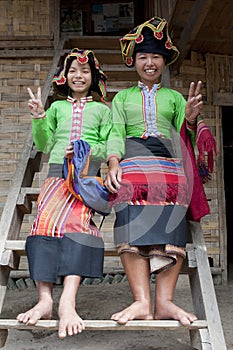 Asian woman Thai Dam, Laos photo