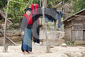 Asian woman, Yao, from Laos