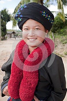 Asian woman, Yao, from Laos