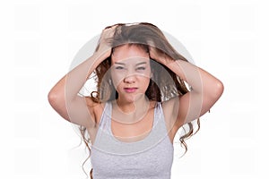 Asian women are worried about hair loss.