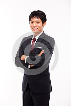 Asian young business man