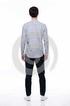 Asian young business man in studio