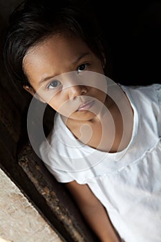 Asian young girl portrait