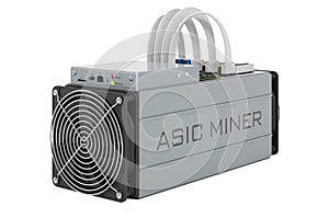 ASIC miner, 3D rendering