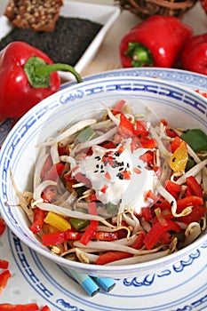Asien salad photo