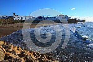 Asilah old town near the Atlantic Ocean,Morocco