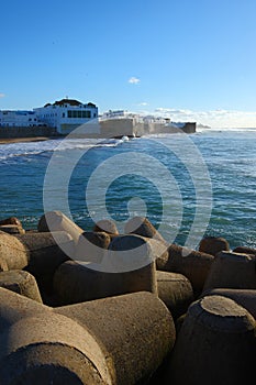 Asilah old town near the Atlantic Ocean,Morocco