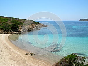 Asinara isle beach (Italy) photo