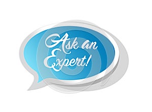 Ask an Expert communication message concept