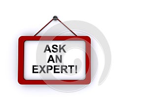 Ask an expert sign