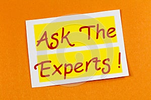 Ask experts help assistance expert advice information question answer