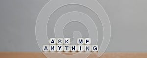 Ask me anything photo