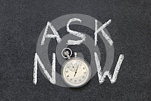Ask now