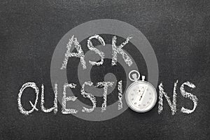 Ask questions watch