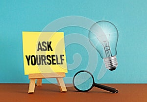 Ask Yourself is shown using the text