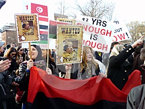 Asking Kadafi to Leave