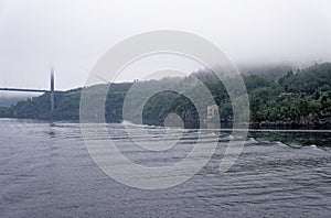 Askoy Bridge across the Bergen Fjord - Norway