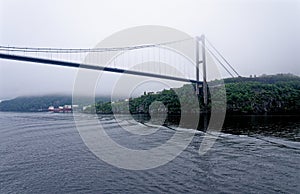 Askoy Bridge across the Bergen Fjord - Norway