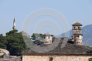 Aslan Pasha mosque and old stone house Ioannina photo