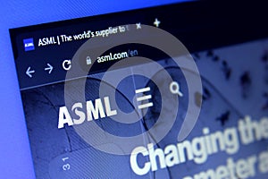 ASML semiconductor company logo
