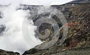 Aso-san Volcano, Naka-dale Crater, Kyushu Island, Japan