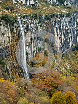 Ason river born place in Cantabria