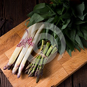 Asparagus bundle photo