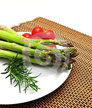 Asparagus With Cherry Tomatos