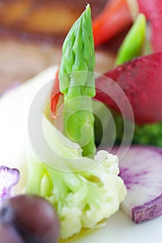 Asparagus, close up