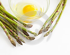 Asparagus and egg