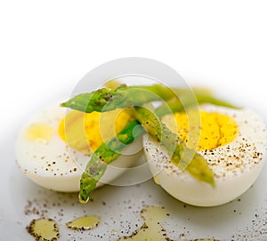 Asparagus and eggs