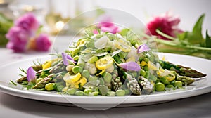 Asparagus and Fava Bean Salad: a refreshing and nutritious salad bursting with springtime flavors