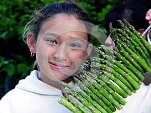 Asparagus girl