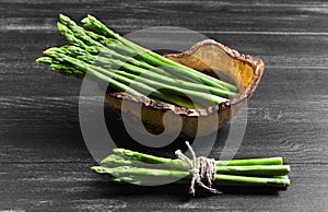 Asparagus green food photo