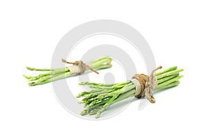 Asparagus isolated on white background.