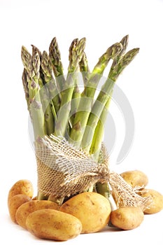 Asparagus and potatoes
