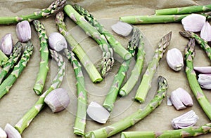 Asparagus And Shallots