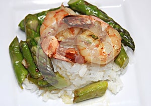 Asparagus and Shrimp