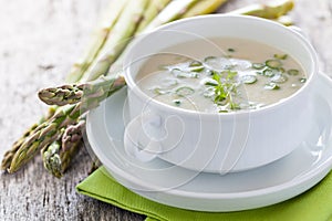 Asparagus soup