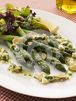 Asparagus Spears with Polonaise Vinaigrette photo