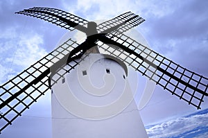Aspas de molino en La Mancha