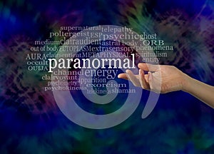 Aspect of the Paranormal Word Cloud