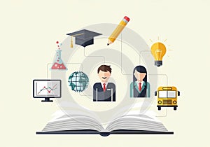 Aspects of learning and education, such as science, technology,