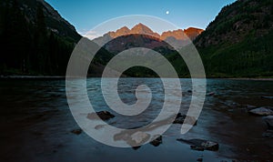 Aspen Colorado Sunrise at The Maroon Bells