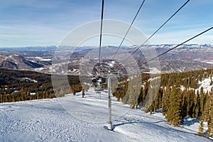 Aspen snowmass ski lift