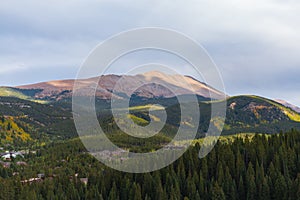 Aspens Changing near Breckenridge